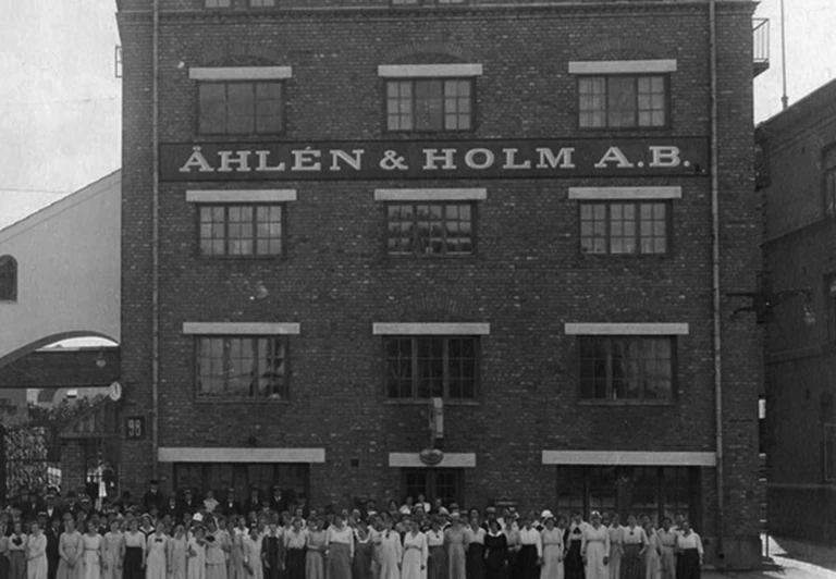 Åhlén & Holms nya lokaler i Stockholm 1915